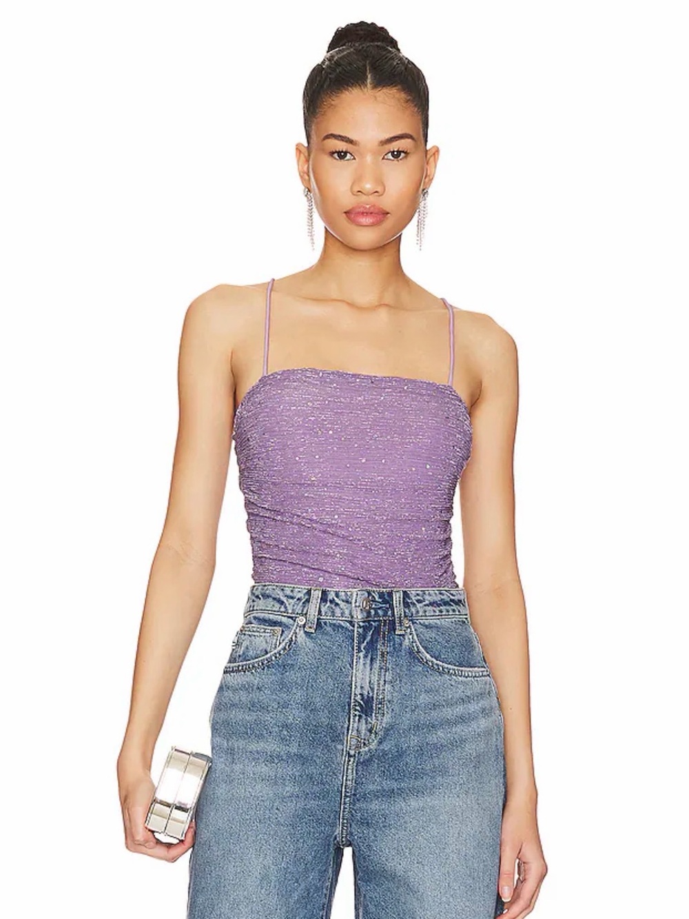 purple bodysuit from revolve Size M